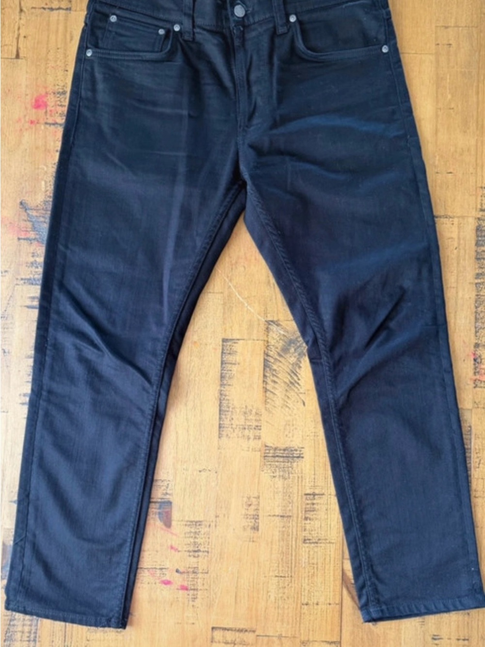 Nudie Jeans Slim Straight Black Denim